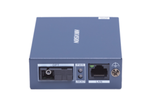 Convertidor de medios UTP/FIBRA ÓPTICA (RX) / 1000 Mbps / Monomodo / Hasta 3 KM / CONECTOR SC
