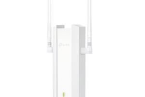 Punto de Acceso Omada Exterior / Wi-Fi 6 AX1800 MU-MIMO 2x2 / Mesh Omada / Alta Densidad de Usuarios / Carcasa Resistente IP67 / Configuración por Controlador o Stand-Alone / Para Montaje en Mástil/ Pared / Alimentación PoE+