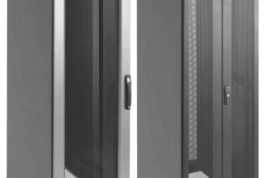 Gabinete Rack para Servidores ProLine FloTek 42U 2000x600x1200 mm, Acero Negro, Puertas Perforadas, Flujo de Aire Pasivo, Incluye Paneles Laterales