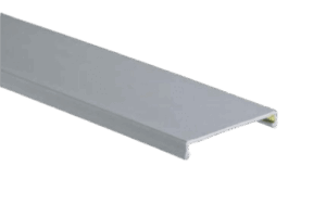 Tapa para Canaleta Ranurada, de 23.9 de Ancho, 1830 mm de Largo, Color Gris