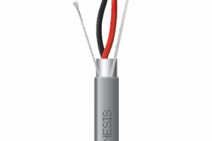 Carrete de 152 Metros (500 Pies) / Cable 2 x 18 AWG / Color Gris / Blindado / Riser / Aplicaciones de Audio Control de Acceso y Automatización