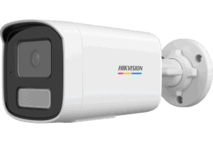 [ColorVu 3.0 + MD 3.0] Bala IP 6 Megapixel / Lente 4 mm / 50 mts IR + 50 mts Luz Blanca / Micrófono Integrado / ACUSENSE Lite / Exterior IP67 / WDR 120 dB / PoE / Micro SD