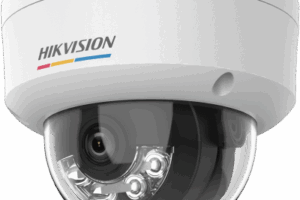 [ColorVu 3.0 + MD 3.0] Domo IP 2 Megapixel / Lente 2.8 mm / 30 mts IR + 30 mts Luz Blanca / Micrófono Integrado / ACUSENSE Lite / Exterior IP67 / IK08 / dWDR / PoE / Micro SD