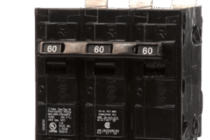 Interruptor automático atornillable tipo BL 3 polos, 60 amp.