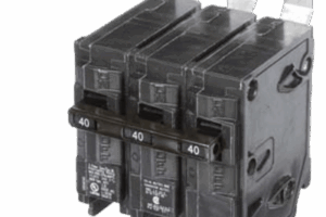 Interruptor automático atornillable tipo BL 3 polos, 40 amp.
