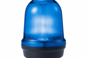 LED con patrones fijo/intermitente, estroboscópico y simulación rotatorio, Color Azul de 12-24 VCD