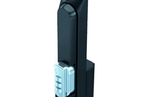 Chapa de Seguridad para Gabinete Con Combinación de 3 Dígitos / Control Llave Maestra / Acero Negro Texturizado / Dimensiones 7.50 x 1.38 x 2.50 in