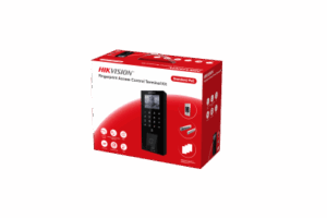 Kit Terminal Control Acceso Biométrico DS-KAS807 / Reconocimiento Facial y Huella Digital / 2.4" LCD / 5000 Huellas + 5000 Tarjetas / IP65 / Wi-Fi + PoE / Cerradura Magnética 272 kg / Botón Touchless