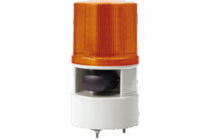 Luces de advertencia color Ámbar con sirena incorporada con 5 tonos máx. 105 dB en 12-24 VCD