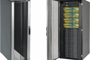 Gabinete Rack ProLine ConnecTek, 42U, 2000x800x1200mm, Acero, Negro RAL 9005, Con Paneles Laterales, Gestión de Cableado Frontal y Trasera