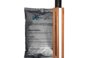 Electrodo para corriente máxima de 30 Amp. con Filtro y Compuesto H2Ohm.