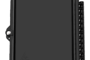 Cierre de Empalme para 24 fusiones de fibra óptica, Interior/Exterior, con 8 acopladores SC/APC y splitter 1x8 SC/APC Incluido, IP65, 3 Puertos para Fibra Troncal o Distribución