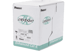 Bobina de Cable UTP 305 Metros (1000 Pies) de Cobre, TX6000? PanNet, Reelex, Gris Internacional, Categoría 6 Mejorado (23 AWG), PVC (CM), de 4 Pares