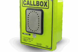Callbox HD Series / Intercomunicador Bidireccional / 800mW-2W Potencia Transmisión / Audio Ajustable / Enclosure Fibra de Vidrio / Vandal-Resistente / IP65 / Mensajes de Voz Grabables / Control de Acceso por Relay / Sensor Input