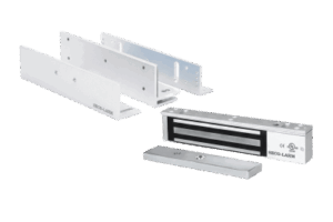 Kit Para Control de Acceso Incluye Chapa Magnética de 600 Lbs / Montaje En Z y L /  Uso Interior / Certificación UL / Color Plata