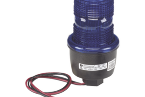 Luz de advertencia LED serie Streamline, 120 Vca, color Azul
