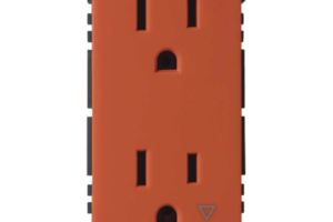Toma de Corriente Dúplex / Tierra Aislada / 10A 127V / Embornamiento a Tornillo / Color Naranja / Simon 25 Plus