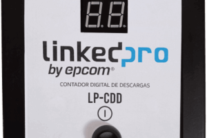 Contador Digital Descargas Atmosféricas / Pantalla Digital / IP65 Exterior / Batería 3V / Rango -20°C a 60°C / 120x120x60 mm (4.7x4.7x2.4 in)