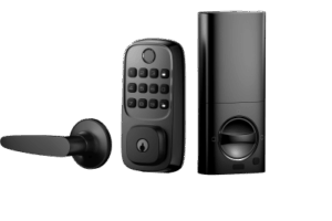 Cerradura Inteligente WiFi / Escáner de Huellas Dactilares / Teclado Numérico / Control por App / 8 Baterías AA / Bloqueo Manual y Automático / Compatible con Puertas 35-55 mm