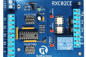 Controlador de Esclusas 2 Puertas / Alimentación 12VDC / Temporizadores Programables 0-30 seg / Entradas NC y NA / Salidas de Pulso 2 seg / Función Emergencia