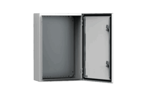 Gabinete de Uso Exterior MAS 600 x 400 x 240 mm NEMA 4/12/13; IP66; IK10 de Acero Dulce 1.5 mm con Platina de Montaje Incluida Color Gris Claro