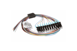 Kit de 12 Pigtails con Conector LC, Multimodo 50/125 OM3, 900um, de 1 Metro (3.28 Pies)