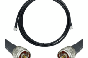 Jumper Coaxial de 50 Ohm con Cable Wilson-400 | Conector N Macho en los Extremos | 9.14 Metros (30 Pies) de Longitud.