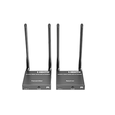 Kit Extensor Inalámbrico | 4K@60Hz | Transmisión hasta 50m | Transferencia IR | Emparejamiento SSID