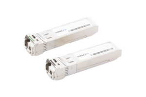 Transceptores Ópticos Bidireccionales SFP+ (Mini-Gbic) / Monomodo 1270 & 1330 nm / 10 Gbps / 10GBASE-BX / Conector LC/UPC Simplex / DDM / Hasta 3 km / 2 Piezas