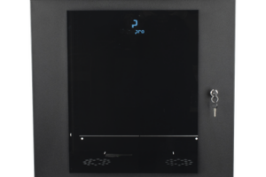 Gabinete de Pared con Puerta Perforada, 635mm de Profundidad, 12U Rack de 19 in, Acero Reforzado