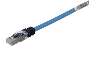 Patch Cord Cat6A, Blindado S/FTP, CM/LS0H, 1 Metro, Color Azul
