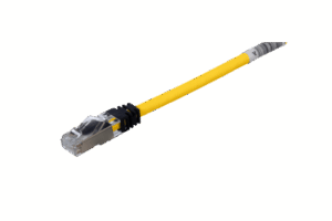 Patch Cord Cat6A, Blindado S/FTP, CM/LS0H, 3 Metros, Color Amarillo
