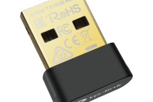 Mini Adaptador USB inalámbrico doble banda AC 600 Mbps, antena onmidireccional.