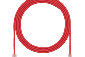 Cable de Parcheo UTP, Cat6A, 24 AWG, CM, Color Rojo, 22ft