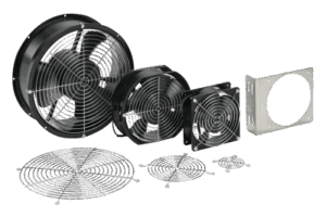 Ventilador Axial Compacto 6 Pulgadas / 115VAC / 102CFM / Silencioso / Acero Negro / 50,000 Horas Operación
