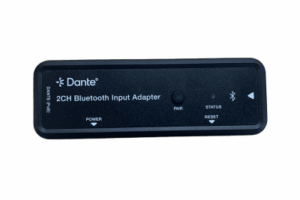 Extensor de Audio Dante® 2CH Bluetooth Input Adapter | Entrada Bluetooth 2 Canales | Salida Dante® Digital | Latencia Configurable 1-5 ms | Compatible HDMI 1.4 | HDCP 1.4 | PoE IEEE802.3af | Distancia de Transmisión 100 m