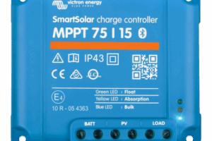 SmartSolar MPPT 75/15 / Controlador de Carga Solar MPPT 15A / 12/24 Vcc en baterías / IP43