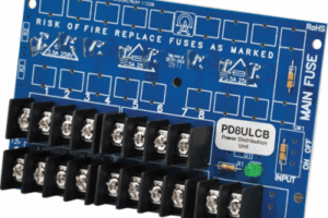 Módulo de Distribución de Energía UL PD8ULCB / 8 Salidas Clase 2 PTC Protegidas / Entrada 12-24VDC o 24-28VAC / Auto-resetable / Montaje Incluido / Garantía de Por Vida