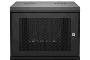 Gabinete Rack 19 Pulgadas / 04 Unidades / Ventilado / Montaje Pared / Acero Calibre 20 / Capacidad 100 kg / Dimensiones 636x606x283 mm (25x23.9x11.1 in)