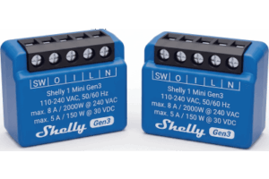 Mini Relevador inalámbrico inteligente, 1 salida de contacto seco, compatible con asistentes de voz Alexa y GoogleHome