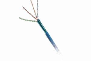 Bobina de Cable UTP de 4 Pares, Cat6A, 23 AWG, CMP (Plenum), Color Azul, 305 Metros (1000 Pies)