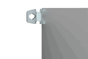Soporte de Montaje en Pared para Gabinetes NEMA / Brackets Externos AW / Acero Suave Zincado 3 mm / 36x76x21 mm (1.42x2.99x0.83 in) / Incluye 4 Unidades con Accesorios / Mantiene Protección NEMA / IP