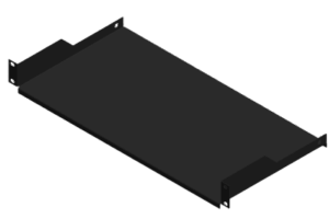 Charola para Rack de 19" de 2 postes, 23 cm de Profundidad, 1 Unidad de rack