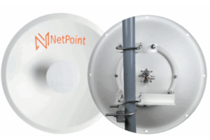 Doble Antena Direccional de alto rendimiento / diámetro  de 39.6 cm / 4.9-7.2 GHz / Ganancia 27 dBi / SLANT de 45 ° y 90 °  / Conector N-Hembra / Montaje, jumpers y radomo incluidos.