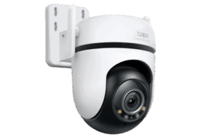 Cámara de Seguridad Exterior PTZ Wi-Fi / 2K QHD 4MP (2560×1440) / Visión Nocturna Color Starlight / Seguimiento 360° / IP66 / Detección IA Personas-Mascotas-Vehículos / Audio Bidireccional / Almacenamiento microSD 512