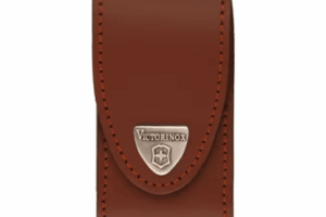 Funda de Piel color Café para Navajas Mediana Victorinox.