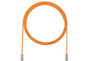 Cable de Parcheo TX6, UTP Cat6, Diámetro Reducido (28AWG), Color Naranja, 1ft