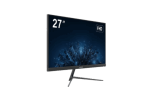 Monitor LED Full HD (1080p) de 27" / Bocinas Integradas / 100 Hz / Ideal para CCTV, Oficina y Hogar / Entrada HDMI-VGA / VESA (100 X 100) / Uso 24/7 / IPS / Ultra Delgado