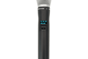 Micrófono Mano Inalámbrico EP-59H | Rango Frecuencia 470-510MHz, 540-590MHz, 640-690MHz, 807-830MHz | Potencia Salida ≥10dBm | Autonomía >10 Horas | Mute Automático por Caída | Display OLED | 7 Niveles Potencia Aju