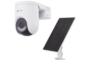 Kit Cámara PT 4G y Wi-Fi / 2K+ (4Megapixel)  / IA Detección Humano-Vehiculo / Color Nocturno / Batería 5200 mAh / IP65 / Incluye  Panel Solar 5W IP65